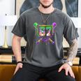 Six Seven Mardi Gras Baseball Sports Party Men's Comfort Colors T-Shirt Pepper Six Seven Mardi Gras Baseball Sports Party Men's Comfort Colors T-Shirt Pepper