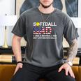 Softball Dad Like Baseball Dad But Bigger Balls Joke Premium Tri-Blend Men's Comfort Colors T-Shirt Pepper Softball Dad Like Baseball Dad But Bigger Balls Joke Premium Tri-Blend Men's Comfort Colors T-Shirt Pepper