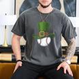 St Patricks Day Shamrock Baseball Saint Paddy's Kids Boys Men's Comfort Colors T-Shirt Pepper