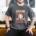 Stealing Hearts Like I Steal Bases Baseball Valentine Retro Men's Comfort Colors T-Shirt Pepper Stealing Hearts Like I Steal Bases Baseball Valentine Retro Men's Comfort Colors T-Shirt Pepper