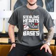 Stealing Hearts Like I Steal Bases Baseball Valentines Men's Comfort Colors T-Shirt Pepper Stealing Hearts Like I Steal Bases Baseball Valentines Men's Comfort Colors T-Shirt Pepper