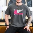 Strike Out Cancer Breast Cancer Awareness Baseball Warrior Men's Comfort Colors T-Shirt Pepper Strike Out Cancer Breast Cancer Awareness Baseball Warrior Men's Comfort Colors T-Shirt Pepper