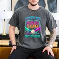 I Survived 100 Days Of School Baseball Drip Men's Comfort Colors T-Shirt Pepper I Survived 100 Days Of School Baseball Drip Men's Comfort Colors T-Shirt Pepper