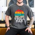 T-Ball Dad Ball Dad Fathers Day Baseball Dad Men's Comfort Colors T-Shirt Pepper