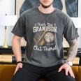 That's My Grandson Out There Jersey Number 56 Baseball Men's Comfort Colors T-Shirt Pepper