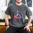 Tie Dye Baseball Dad Fathers Day Men's Comfort Colors T-Shirt Pepper