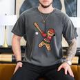 Ugly Christmas Sweater Gingerbread Baseball Toddler Kids Men's Comfort Colors T-Shirt Pepper