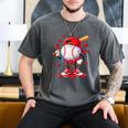 Valentine Baseball Heart Drip Sport Love Valentines Day Boys Men's Comfort Colors T-Shirt Pepper Valentine Baseball Heart Drip Sport Love Valentines Day Boys Men's Comfort Colors T-Shirt Pepper