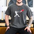 Valentines Day Baseball Batter Silhouette Heart Men's Comfort Colors T-Shirt Pepper Valentines Day Baseball Batter Silhouette Heart Men's Comfort Colors T-Shirt Pepper