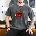 Valentines Day Baseball Red Heart Love Boys Kids Tee Men's Comfort Colors T-Shirt Pepper Valentines Day Baseball Red Heart Love Boys Kids Tee Men's Comfort Colors T-Shirt Pepper