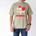 100 Days Of School Baseball Boys Kids Students Men's Comfort Colors T-Shirt Khaki 100 Days Of School Baseball Boys Kids Students Men's Comfort Colors T-Shirt Khaki