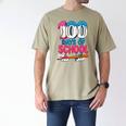 100 Days Of School Baseball Drip Bat 100th Day Of School Boy Men's Comfort Colors T-Shirt Khaki 100 Days Of School Baseball Drip Bat 100th Day Of School Boy Men's Comfort Colors T-Shirt Khaki