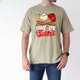 100 Days Of School Baseball Player Sports Game Teacher Kid Men's Comfort Colors T-Shirt Khaki