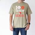 100 Days Of School Baseball Player Teacher Student Men's Comfort Colors T-Shirt Khaki 100 Days Of School Baseball Player Teacher Student Men's Comfort Colors T-Shirt Khaki