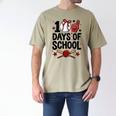 100 Days Of School Coquette Bow Baseball 100th Day Girl Kid Men's Comfort Colors T-Shirt Khaki 100 Days Of School Coquette Bow Baseball 100th Day Girl Kid Men's Comfort Colors T-Shirt Khaki