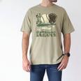 100 Days Of School Teacher Camo Baseball Boys Toddler Kids Men's Comfort Colors T-Shirt Khaki
