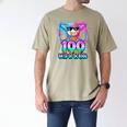100 Drippy Days Of School Baseball Ice Cream 100th Day Boys Men's Comfort Colors T-Shirt Khaki 100 Drippy Days Of School Baseball Ice Cream 100th Day Boys Men's Comfort Colors T-Shirt Khaki