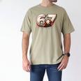 6 7 Six Seven American Baseball Graphic Men's Comfort Colors T-Shirt Khaki 6 7 Six Seven American Baseball Graphic Men's Comfort Colors T-Shirt Khaki