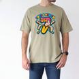 I Was 6 Now I’m 7 Banana Drip Birthday Baseball Men's Comfort Colors T-Shirt Khaki