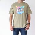 67th Birthday Squad Baseball Ice Cream Drip Birthday Squad Men's Comfort Colors T-Shirt Khaki