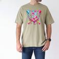 7th Birthday Boys Baseball Ice Cream Drip Boys Baseball Men's Comfort Colors T-Shirt Khaki 7th Birthday Boys Baseball Ice Cream Drip Boys Baseball Men's Comfort Colors T-Shirt Khaki