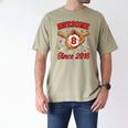 8 Year Old Boys Awesome Since 2018 Baseball Birthday Men's Comfort Colors T-Shirt Khaki