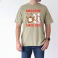 Awesome Since 2015 11 Year Old Boys Bday Baseball Theme Men's Comfort Colors T-Shirt Khaki