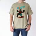 Backstop Catcher Baseball Graphic Men's Comfort Colors T-Shirt Khaki