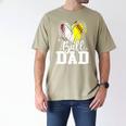 Ball Dad Softball Baseball Dad Daddy Premium Men's Comfort Colors T-Shirt Khaki