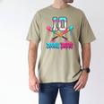 Baseball 10 Year Old Ice Cream Drip 10th Bday Double Digits Men's Comfort Colors T-Shirt Khaki Baseball 10 Year Old Ice Cream Drip 10th Bday Double Digits Men's Comfort Colors T-Shirt Khaki
