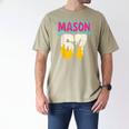 Baseball 6 7 Ice Cream Drip Number 67 Six Seven Meme Men's Comfort Colors T-Shirt Khaki Baseball 6 7 Ice Cream Drip Number 67 Six Seven Meme Men's Comfort Colors T-Shirt Khaki