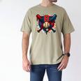 Baseball 8 Year Old Splash Drip 8th Birthday Boy Number 8 Men's Comfort Colors T-Shirt Khaki Baseball 8 Year Old Splash Drip 8th Birthday Boy Number 8 Men's Comfort Colors T-Shirt Khaki