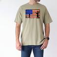 Baseball Coach Baseball Dad American Flag Men's Comfort Colors T-Shirt Khaki Baseball Coach Baseball Dad American Flag Men's Comfort Colors T-Shirt Khaki