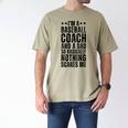 Baseball Coach And A Dad So Basically Baseball Dad Men's Comfort Colors T-Shirt Khaki Baseball Coach And A Dad So Basically Baseball Dad Men's Comfort Colors T-Shirt Khaki