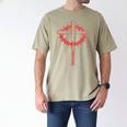 Baseball Cross Bats Pitcher Jesus Faith Men's Comfort Colors T-Shirt Khaki Baseball Cross Bats Pitcher Jesus Faith Men's Comfort Colors T-Shirt Khaki