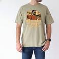 Baseball Dad – Always In The Stands Always Loud Retro Men's Comfort Colors T-Shirt Khaki