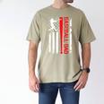 Baseball Dad Baseball American US Flag Baseball Sport Team Premium Men's Comfort Colors T-Shirt Khaki Baseball Dad Baseball American US Flag Baseball Sport Team Premium Men's Comfort Colors T-Shirt Khaki