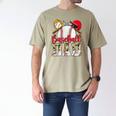 Baseball Dad Camo Husband Fathers Day Player Coach Dad Son Men's Comfort Colors T-Shirt Khaki