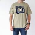 Baseball Dad Daddy Papa Men's Comfort Colors T-Shirt Khaki Baseball Dad Daddy Papa Men's Comfort Colors T-Shirt Khaki