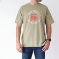 Baseball Dad Father Family Matching Premium Men's Comfort Colors T-Shirt Khaki