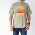 Baseball Dad Father Son Proud Daddy Papa Grandpa Sports Men's Comfort Colors T-Shirt Khaki