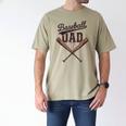 Baseball Dad Father's Day Baseball Daddy Game Day Toddlers Men's Comfort Colors T-Shirt Khaki Baseball Dad Father's Day Baseball Daddy Game Day Toddlers Men's Comfort Colors T-Shirt Khaki