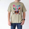 Baseball Dad Game Day Vibes Ice Cream Drip Baseball Daddy Men's Comfort Colors T-Shirt Khaki Baseball Dad Game Day Vibes Ice Cream Drip Baseball Daddy Men's Comfort Colors T-Shirt Khaki