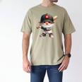 Baseball Dad Gnome With Baseball Bat For Grandpa Life Men's Comfort Colors T-Shirt Khaki Baseball Dad Gnome With Baseball Bat For Grandpa Life Men's Comfort Colors T-Shirt Khaki