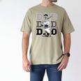 Baseball Dad Goose Sports Lover Father's Day Tee Men's Comfort Colors T-Shirt Khaki