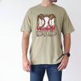 Baseball Dad Leopard Proud Ball Dad Game Day Men's Comfort Colors T-Shirt Khaki Baseball Dad Leopard Proud Ball Dad Game Day Men's Comfort Colors T-Shirt Khaki