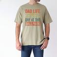 Baseball Dad Men Dad Life Just Another Day At The Ballpark Men's Comfort Colors T-Shirt Khaki