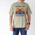 Baseball Dad Like A Normal Dad Only Cooler Men's Comfort Colors T-Shirt Khaki