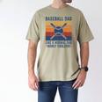 Baseball Dad Like A Normal Dad Only Cooler Premium Men's Comfort Colors T-Shirt Khaki