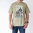 Baseball Dad Like A Normal Dad But Louder And Prouder Men's Comfort Colors T-Shirt Khaki